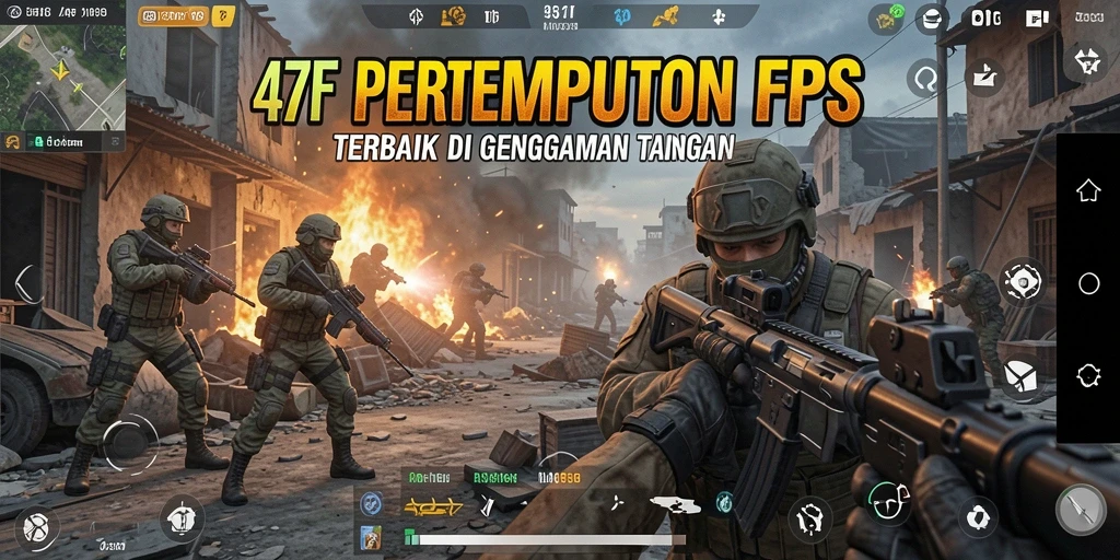 Gameplay intens di 47F yang menampilkan pertempuran seru.