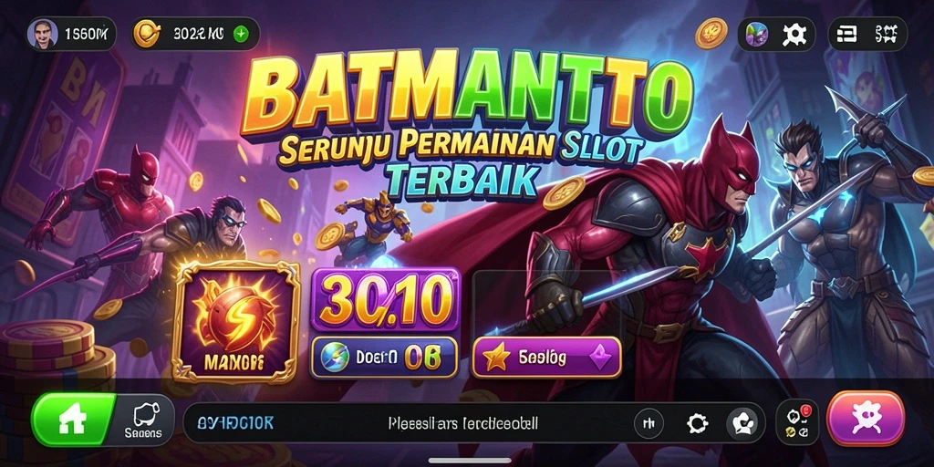 Tampilan menarik gameplay slot BATMANTOTO yang memikat.