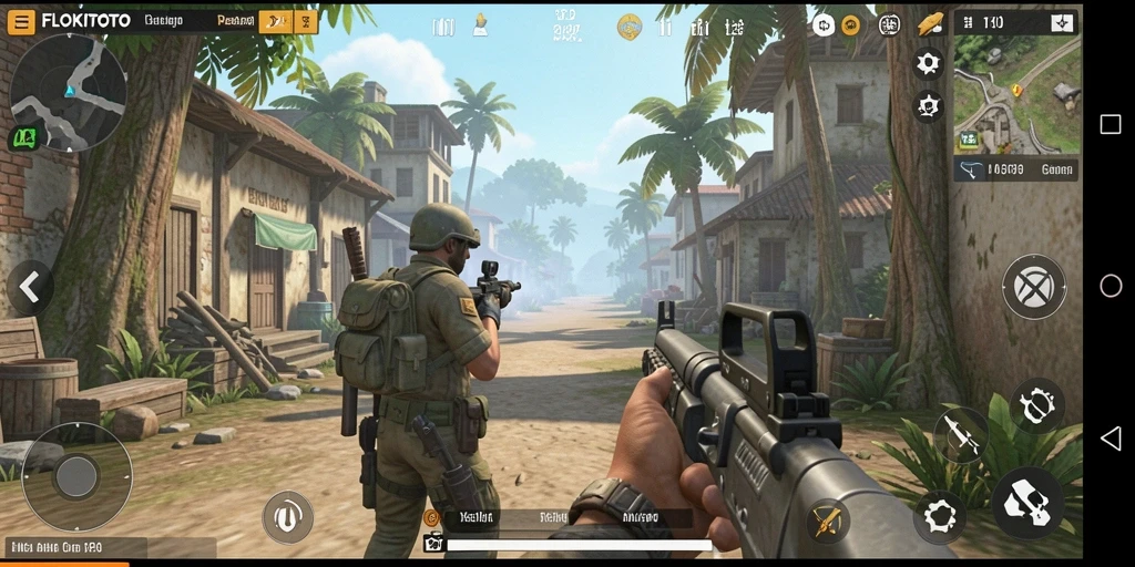 Gameplay mendebarkan dalam FLOKITOTO ditampilkan dengan grafis luar biasa.