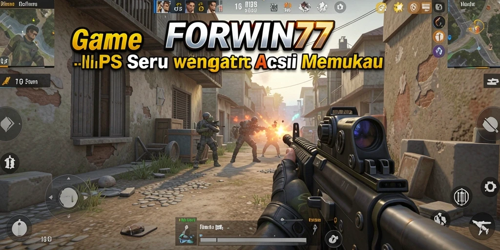 Tampilan gameplay memukau dengan aksi tembak-menembak yang seru.