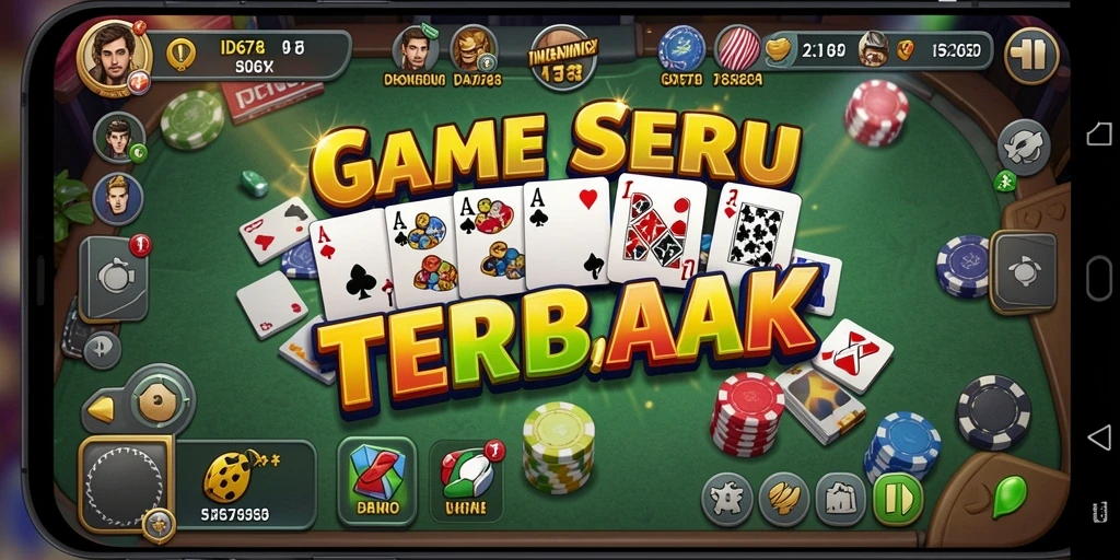 Screenshot gameplay ID678 menampilkan aksi seru permainan Domino.
