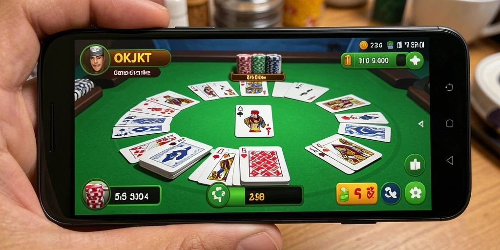 Gameplay seru Gaple dengan tampilan menarik di OKJKT.