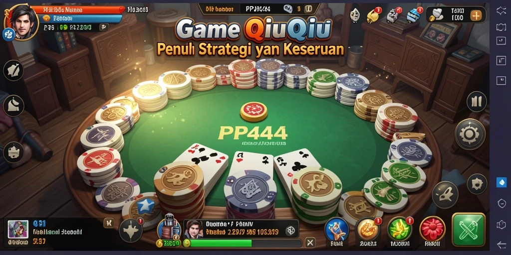 Tampilan menarik dan gameplay seru dalam QiuQiu.