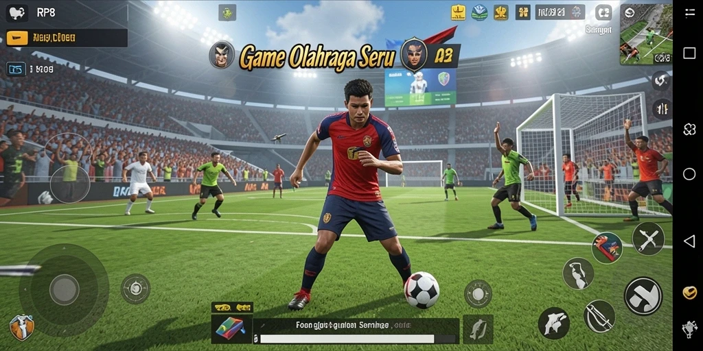 Gameplay RP8 yang menarik dengan aksi di lapangan.