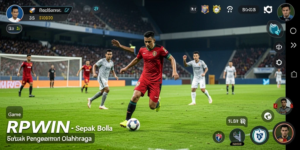 Tampilan gameplay RPWIN yang seru dan penuh aksi di lapangan.