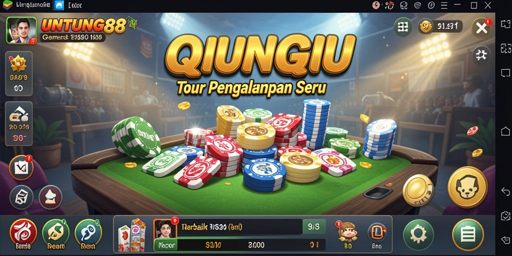 Tampilan gameplay QiuQiu yang seru dan menantang di UNTUNG88.