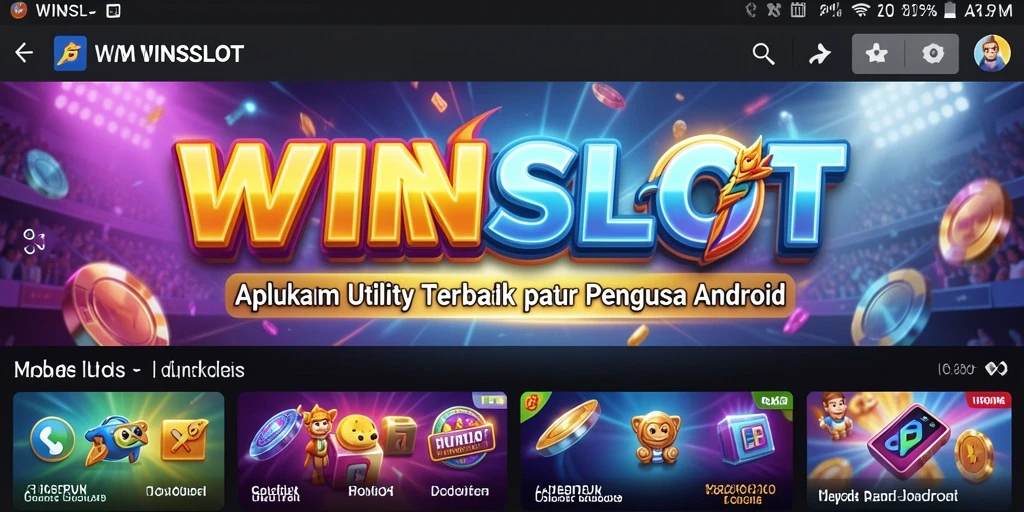 Tampilan antarmuka WINSLOT yang bersih dan informatif.